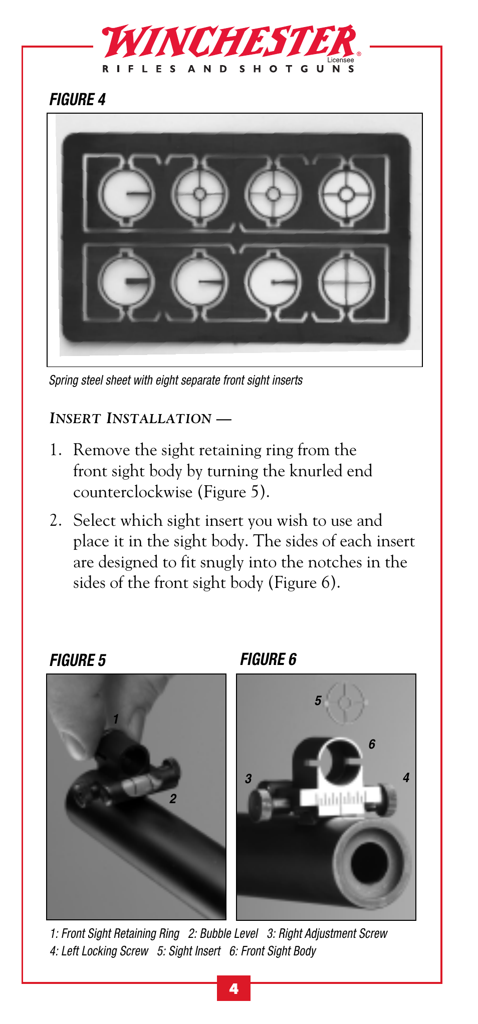 Winchester Repeating Arms 1885 Creedmoor User Manual | Page 5 / 13