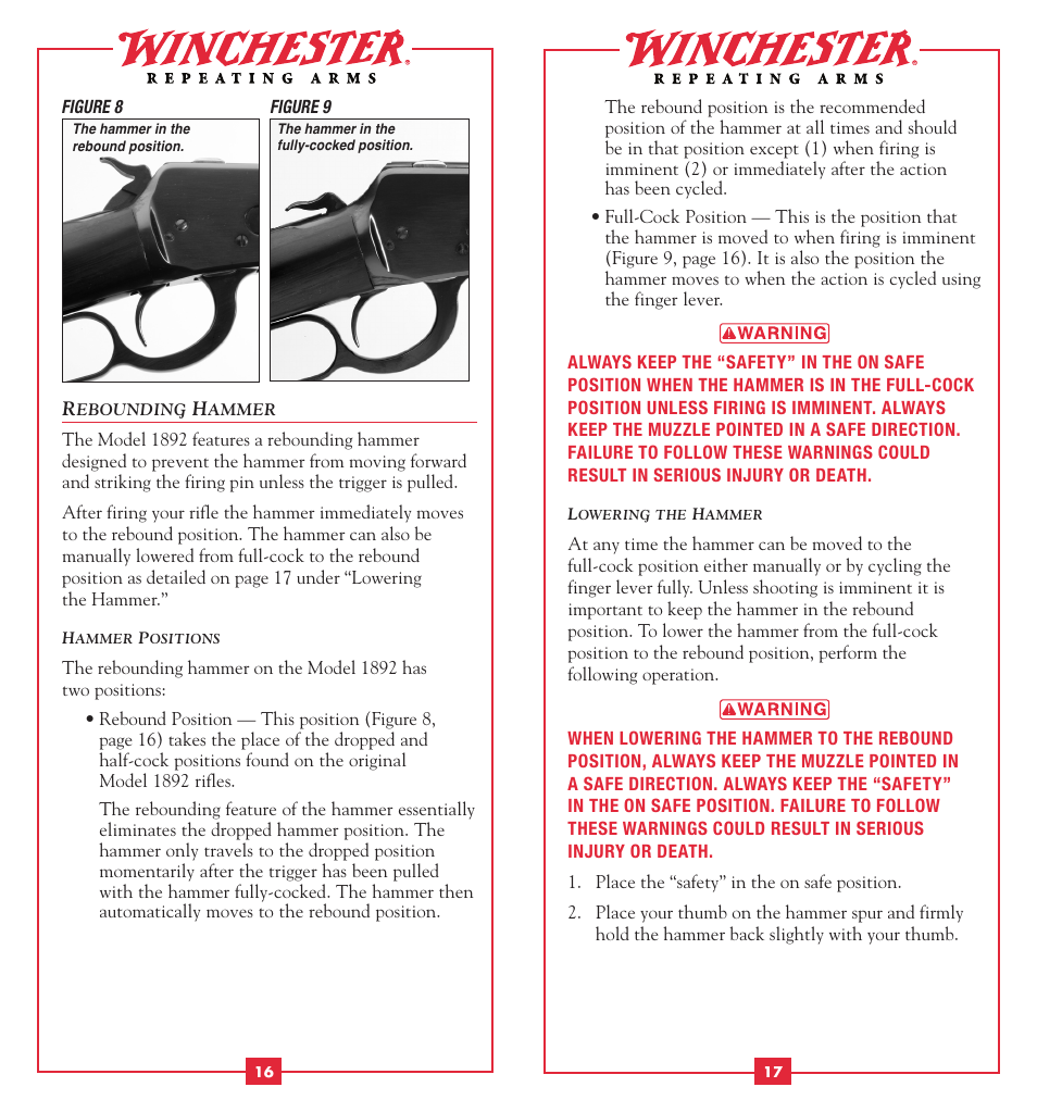 Winchester Repeating Arms 1892 User Manual | Page 10 / 24