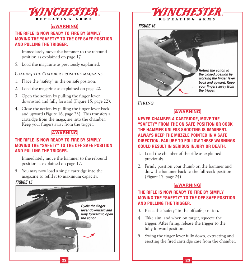 Winchester Repeating Arms 1892 User Manual | Page 13 / 24