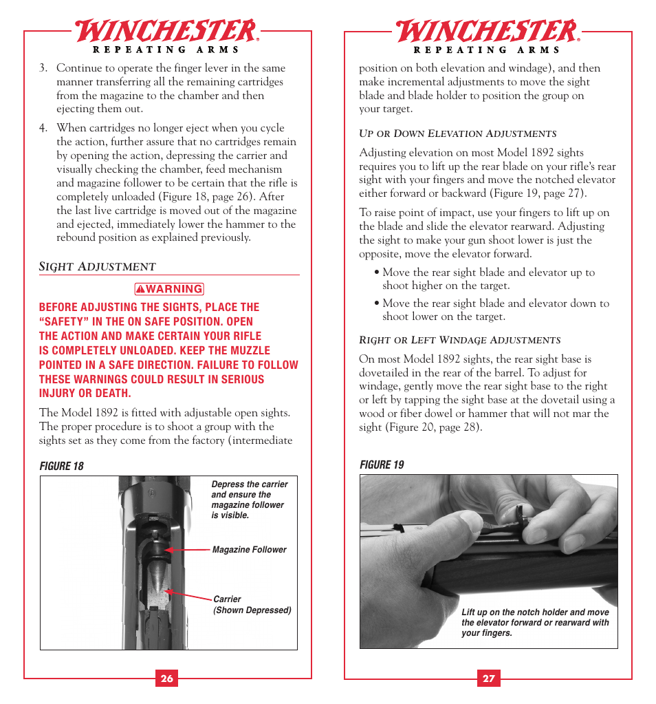 Winchester Repeating Arms 1892 User Manual | Page 15 / 24