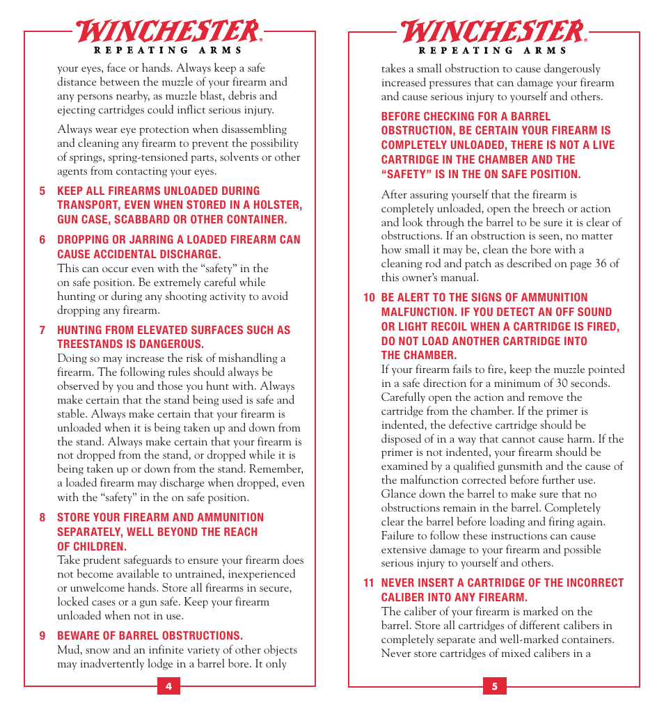 Winchester Repeating Arms 1892 User Manual | Page 4 / 24