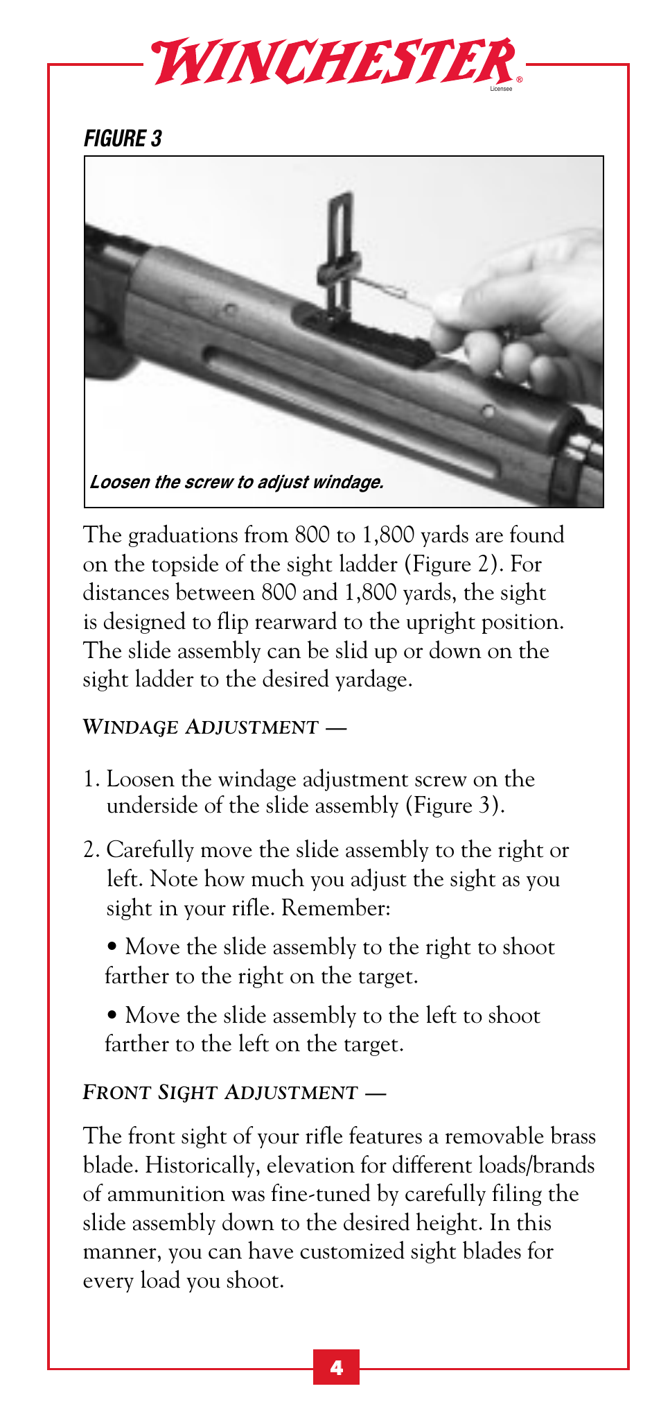 Winchester Repeating Arms 1895 Saddle Ring Carbine User Manual | Page 6 / 12