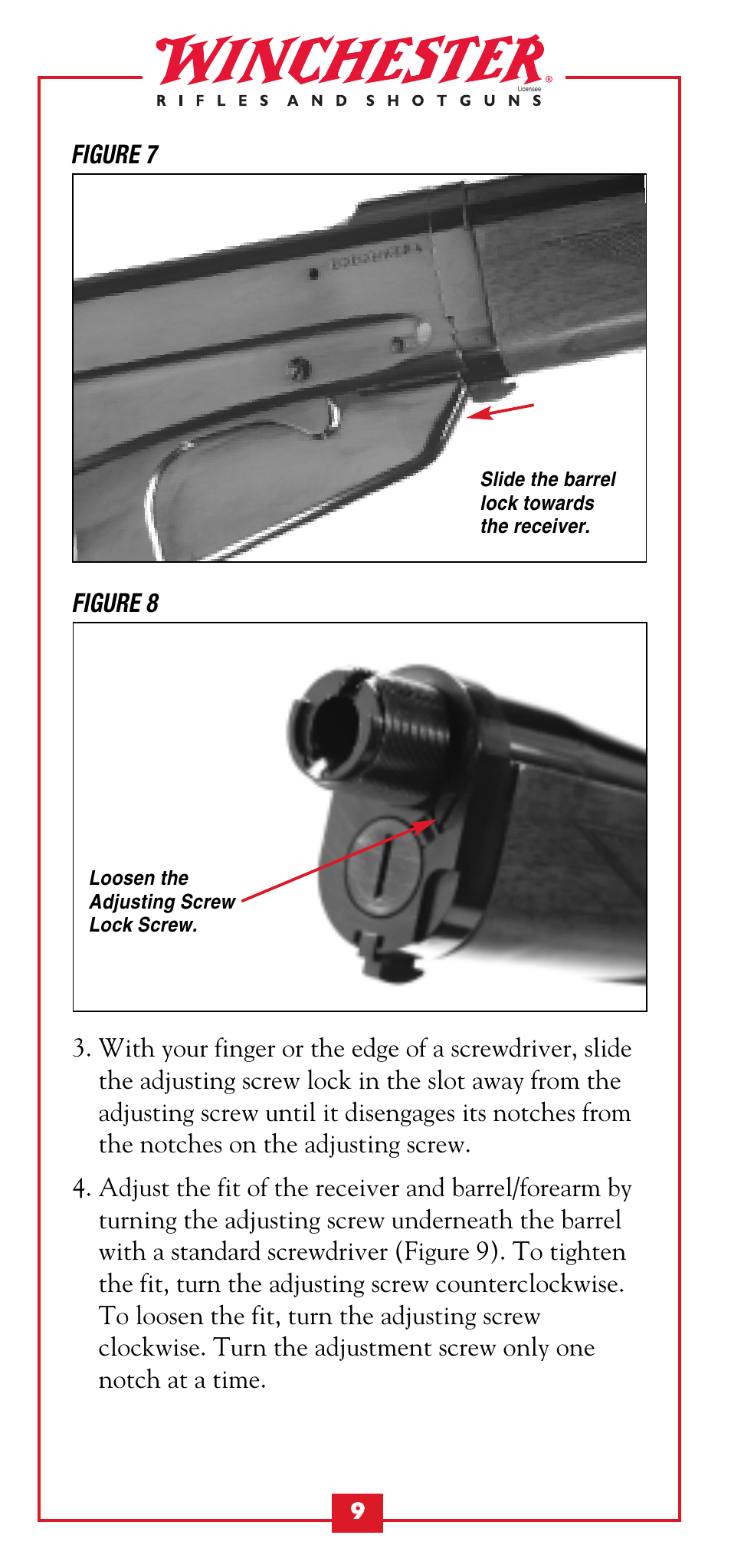 Winchester Repeating Arms 1895 Take Down User Manual | Page 11 / 15