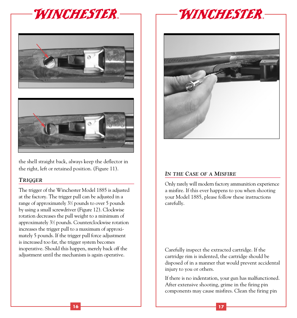 Winchester Repeating Arms 1885 Rimfire User Manual | Page 10 / 21