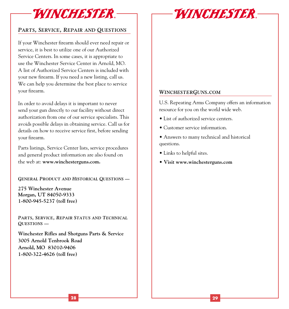 Winchester Repeating Arms 1885 Rimfire User Manual | Page 16 / 21