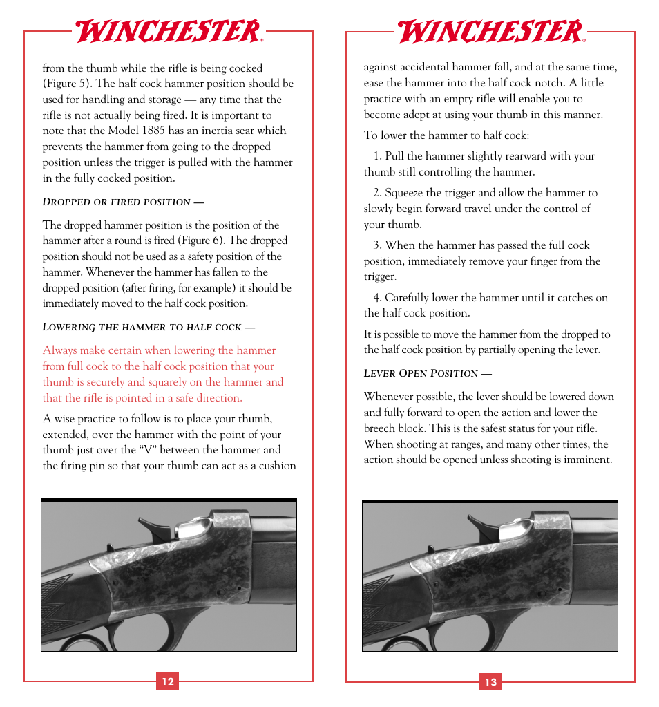 Winchester Repeating Arms 1885 Rimfire User Manual | Page 8 / 21