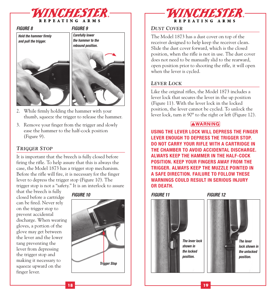 Winchester Repeating Arms 1873 User Manual | Page 11 / 19