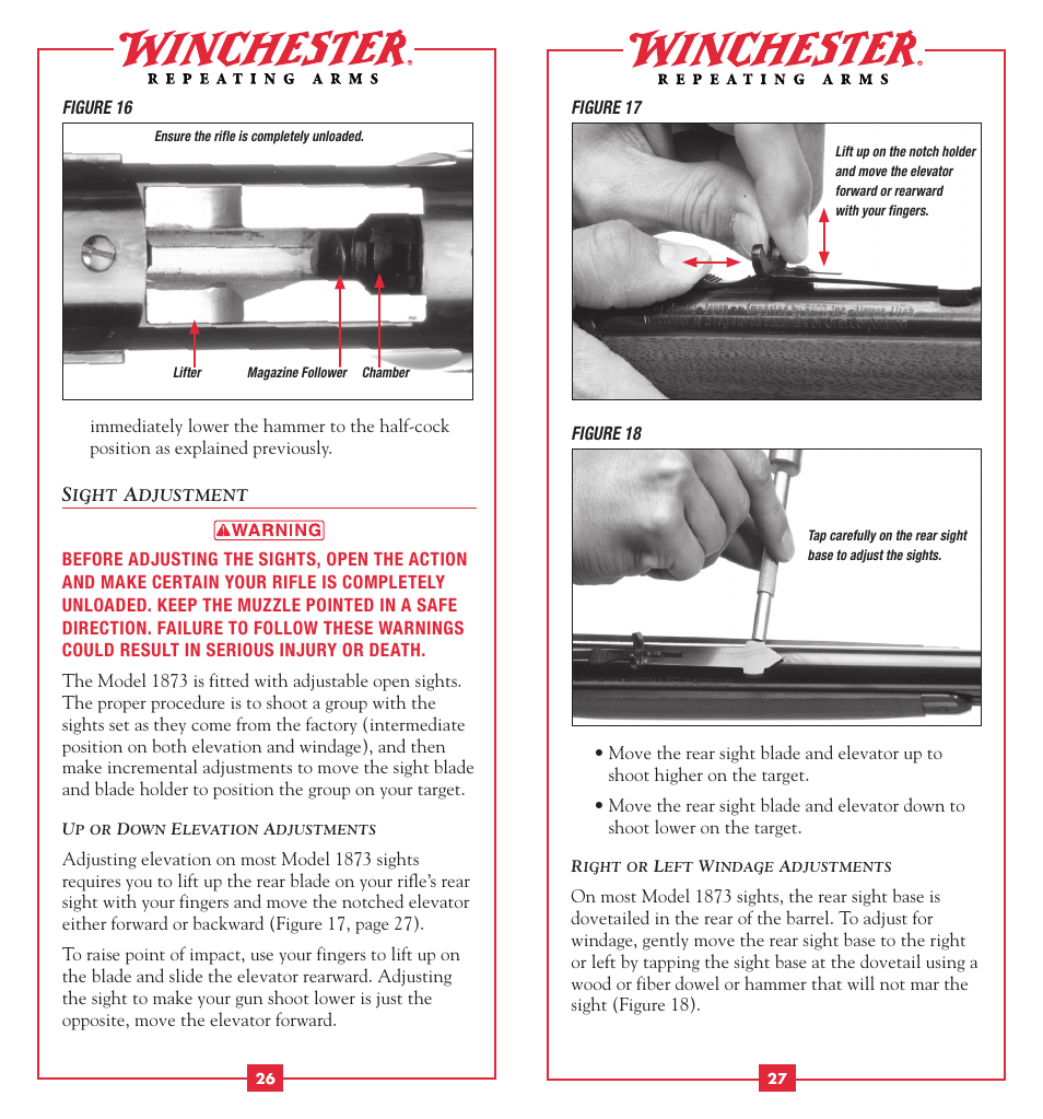 Winchester Repeating Arms 1873 User Manual | Page 15 / 19