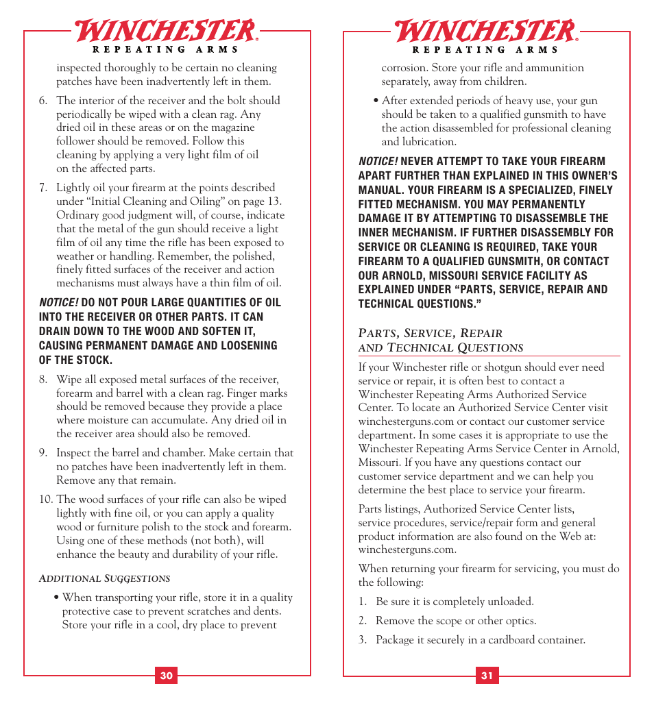 Winchester Repeating Arms 1873 User Manual | Page 17 / 19
