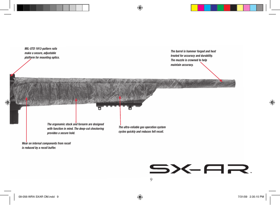 Winchester Repeating Arms SX-AR (Historic Manual) User Manual | Page 11 / 32