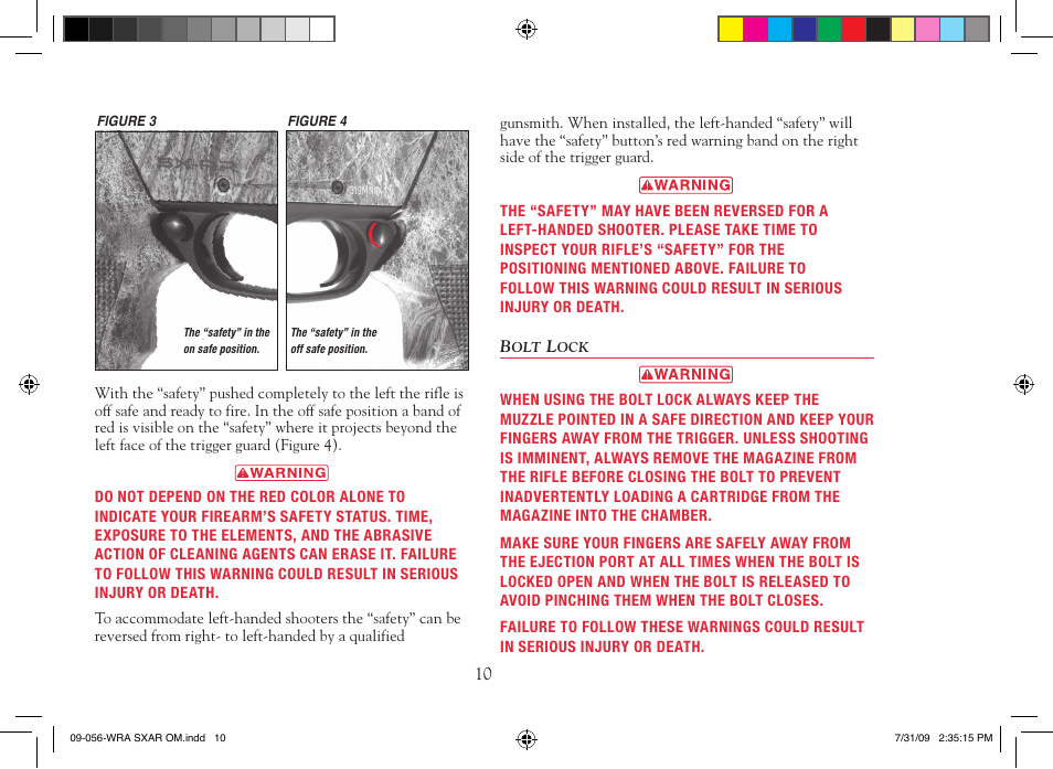 Winchester Repeating Arms SX-AR (Historic Manual) User Manual | Page 12 / 32