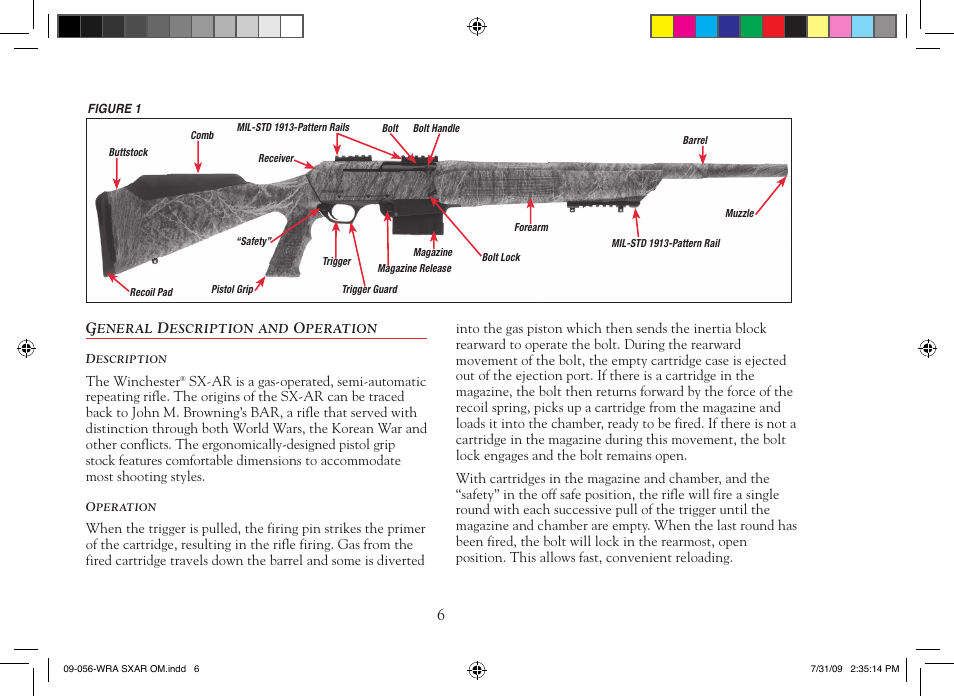 Winchester Repeating Arms SX-AR (Historic Manual) User Manual | Page 8 / 32