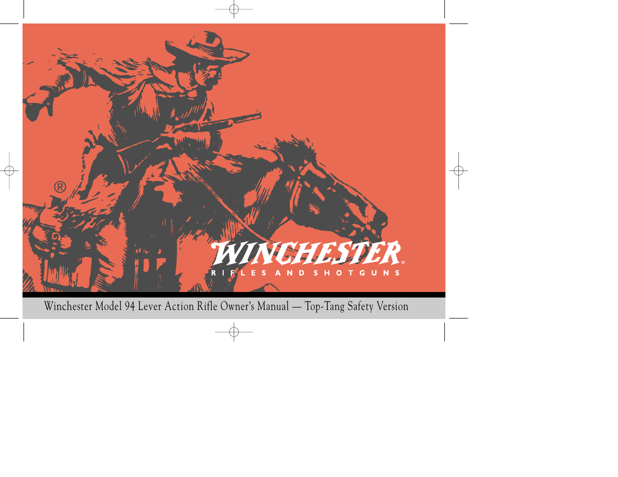 Winchester Repeating Arms 94 Top Tang Safety (Historic Manual) User Manual | 32 pages