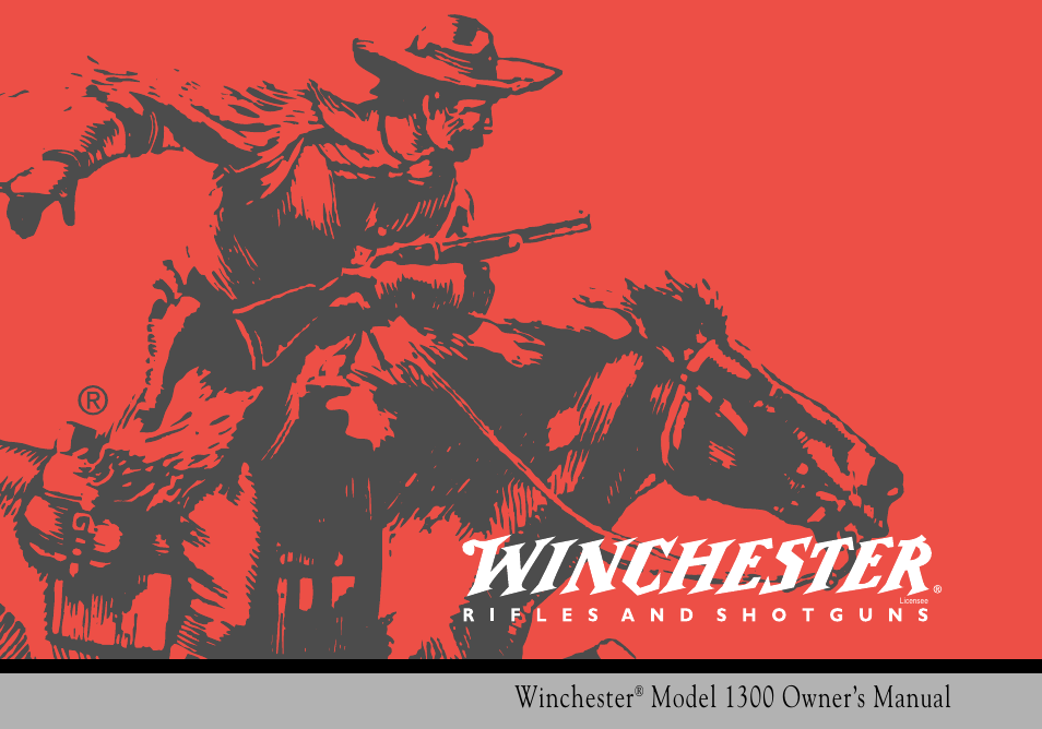 Winchester Repeating Arms 1300 (Historic Manual) User Manual | 34 pages