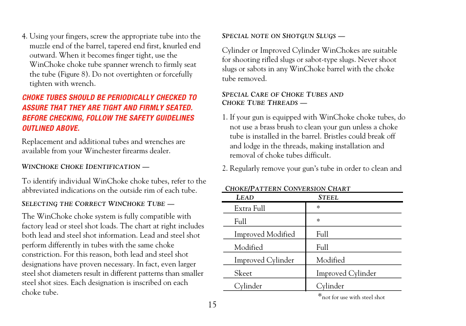 Winchester Repeating Arms 1300 (Historic Manual) User Manual | Page 17 / 34