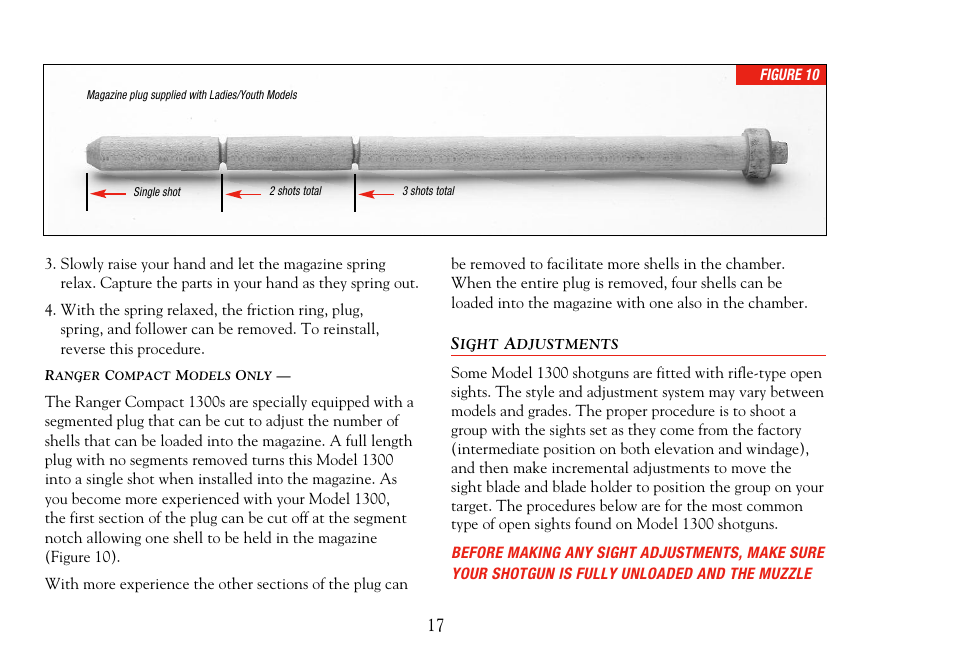 Winchester Repeating Arms 1300 (Historic Manual) User Manual | Page 19 / 34