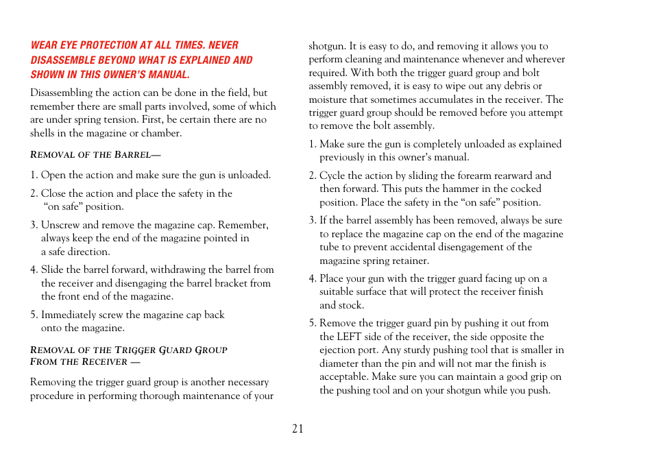 Winchester Repeating Arms 1300 (Historic Manual) User Manual | Page 23 / 34
