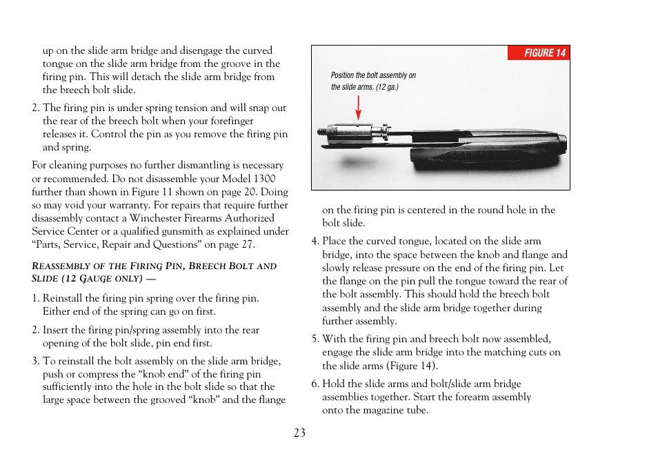Winchester Repeating Arms 1300 (Historic Manual) User Manual | Page 25 / 34