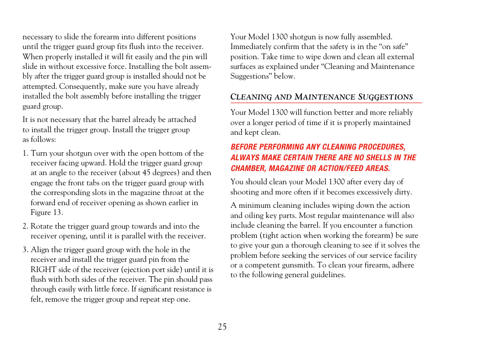 Winchester Repeating Arms 1300 (Historic Manual) User Manual | Page 27 / 34