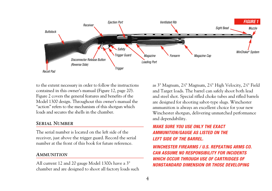 Winchester Repeating Arms 1300 (Historic Manual) User Manual | Page 6 / 34