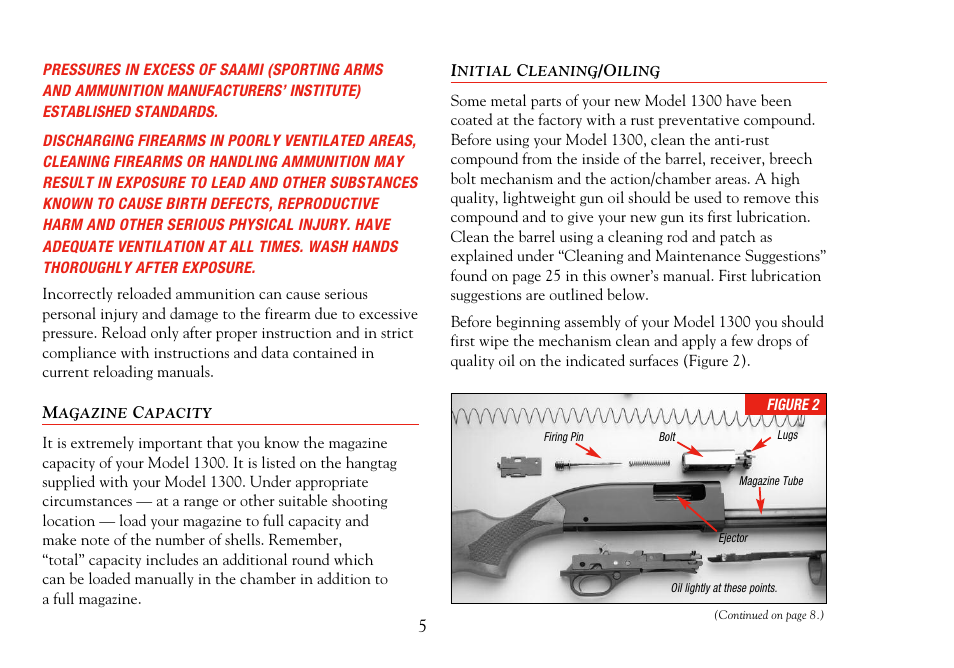 Winchester Repeating Arms 1300 (Historic Manual) User Manual | Page 7 / 34