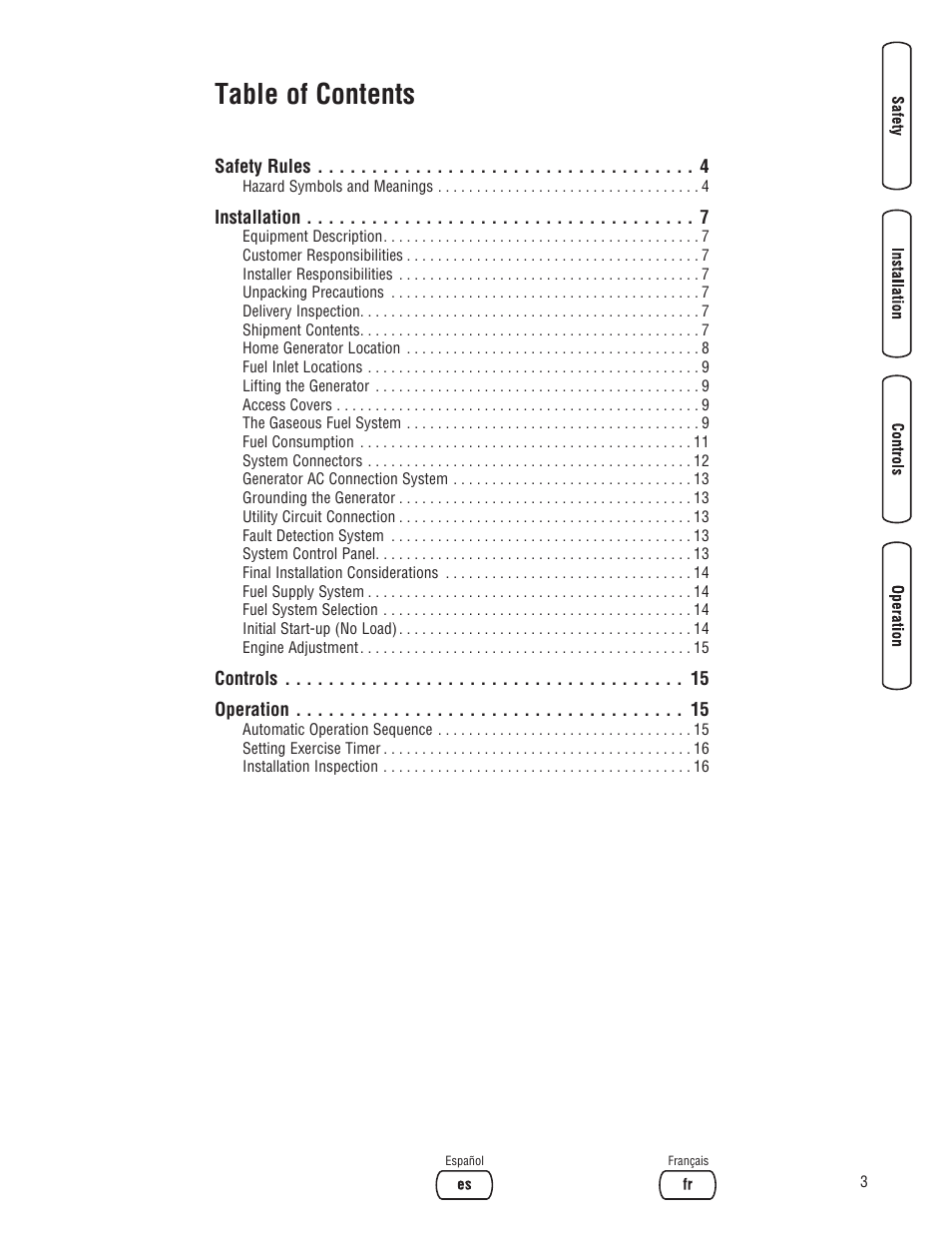 Briggs & Stratton 10000 Watt User Manual | Page 3 / 52