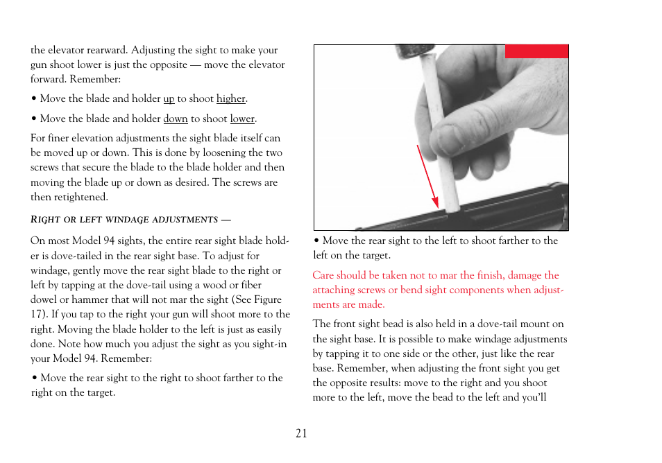 Winchester Repeating Arms 94 Cross Bolt Safety (Historic Manual) User Manual | Page 23 / 34