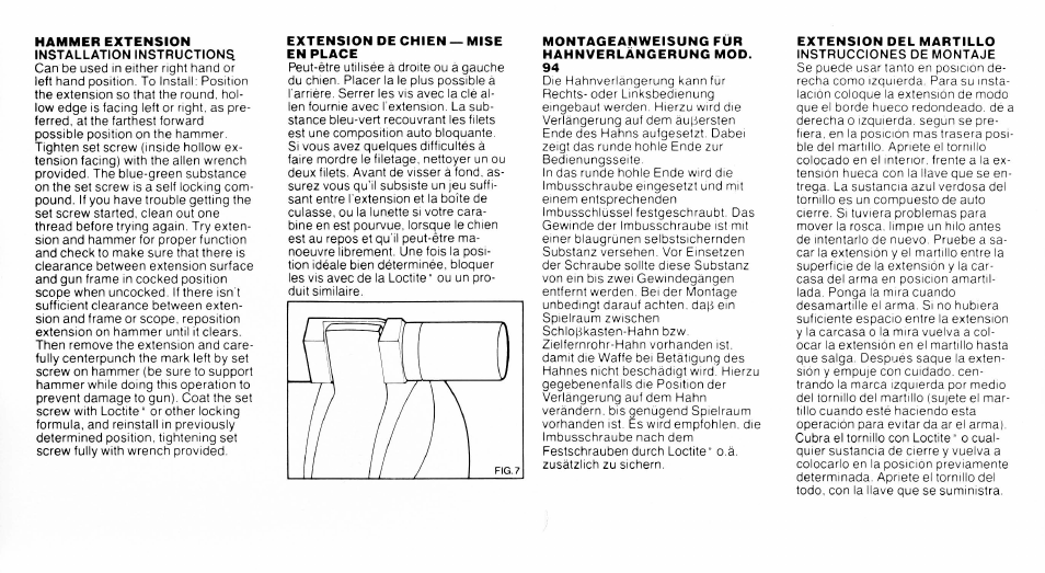 Winchester Repeating Arms 94 Pre 1992 (Historic Manual) User Manual | Page 12 / 18