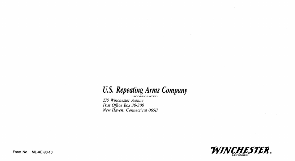 Winchester Repeating Arms 94 Pre 1992 (Historic Manual) User Manual | Page 14 / 18