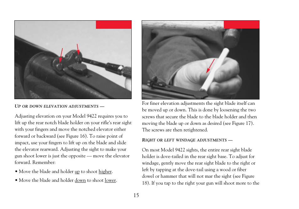 Winchester Repeating Arms 9422 (Historic Manual) User Manual | Page 17 / 30