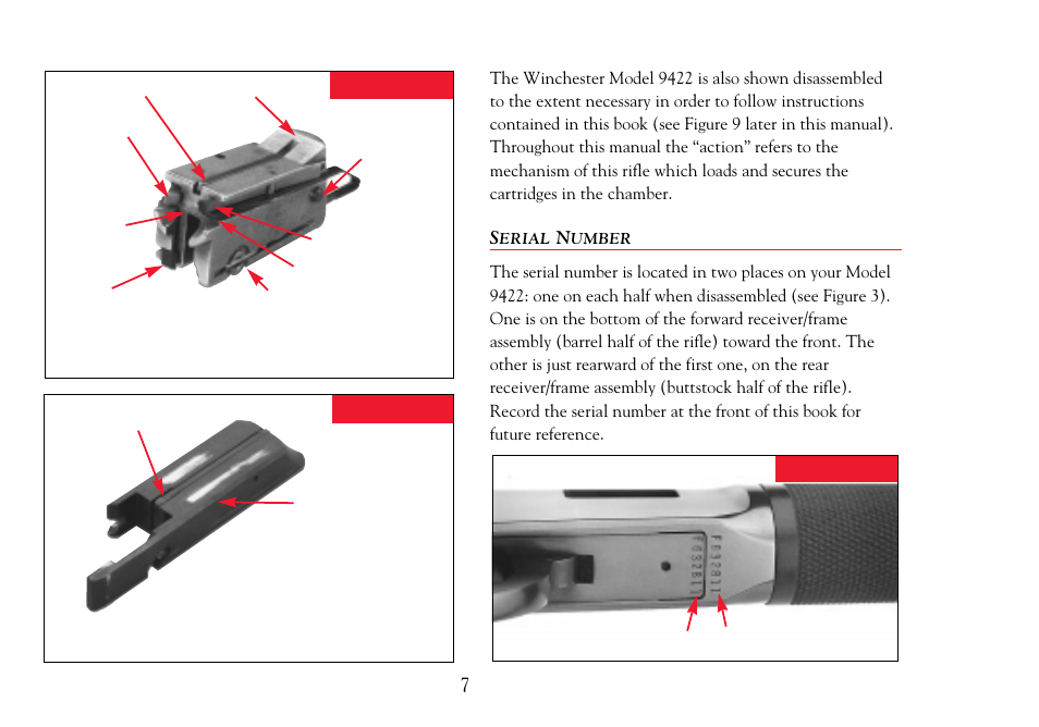 Serial number | Winchester Repeating Arms 9422 (Historic Manual) User Manual | Page 9 / 30