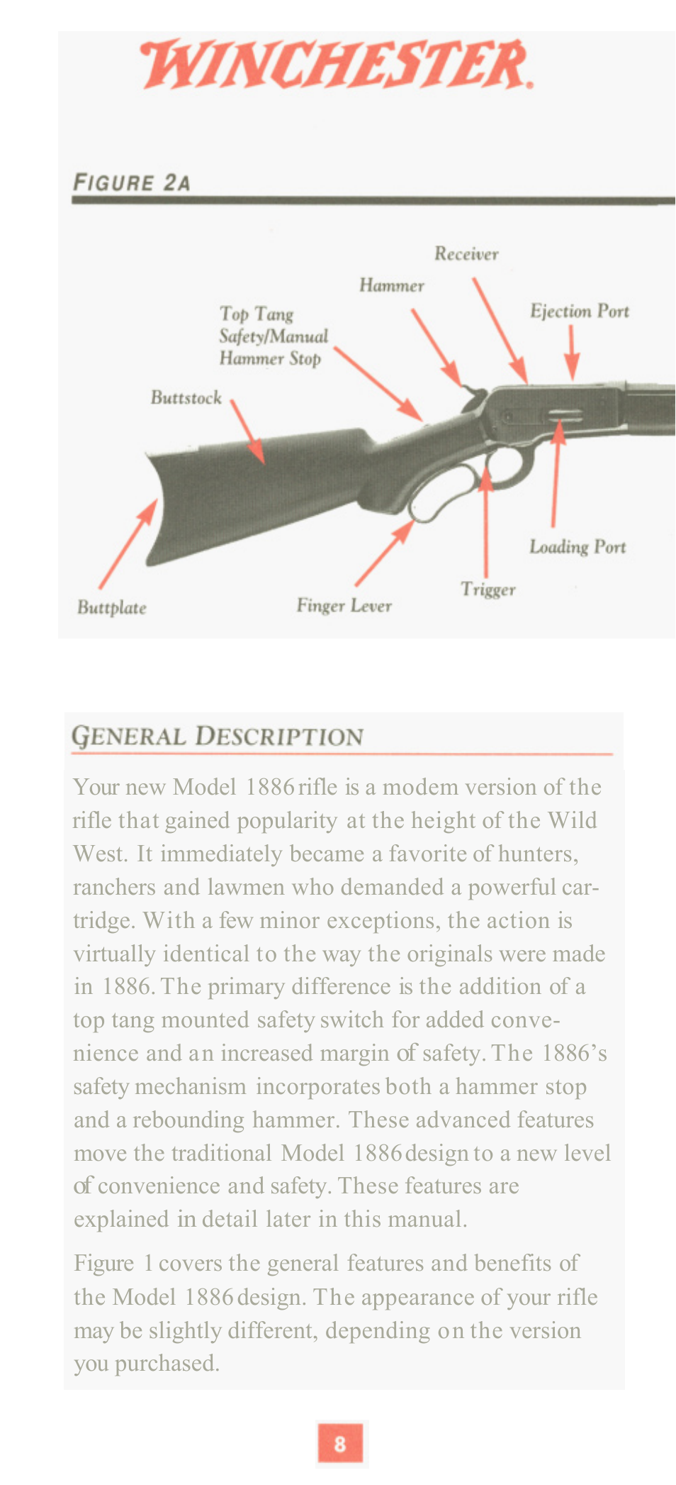 Winchester Repeating Arms 1886 (Historic Manual) User Manual | Page 10 / 43