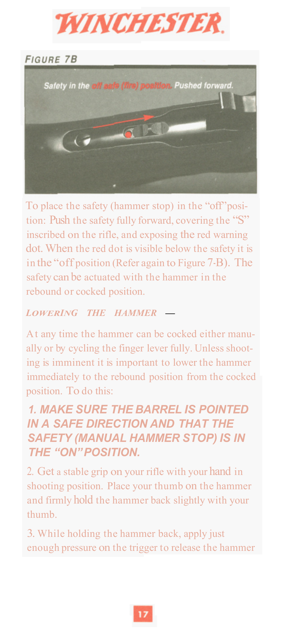 Winchester Repeating Arms 1886 (Historic Manual) User Manual | Page 19 / 43