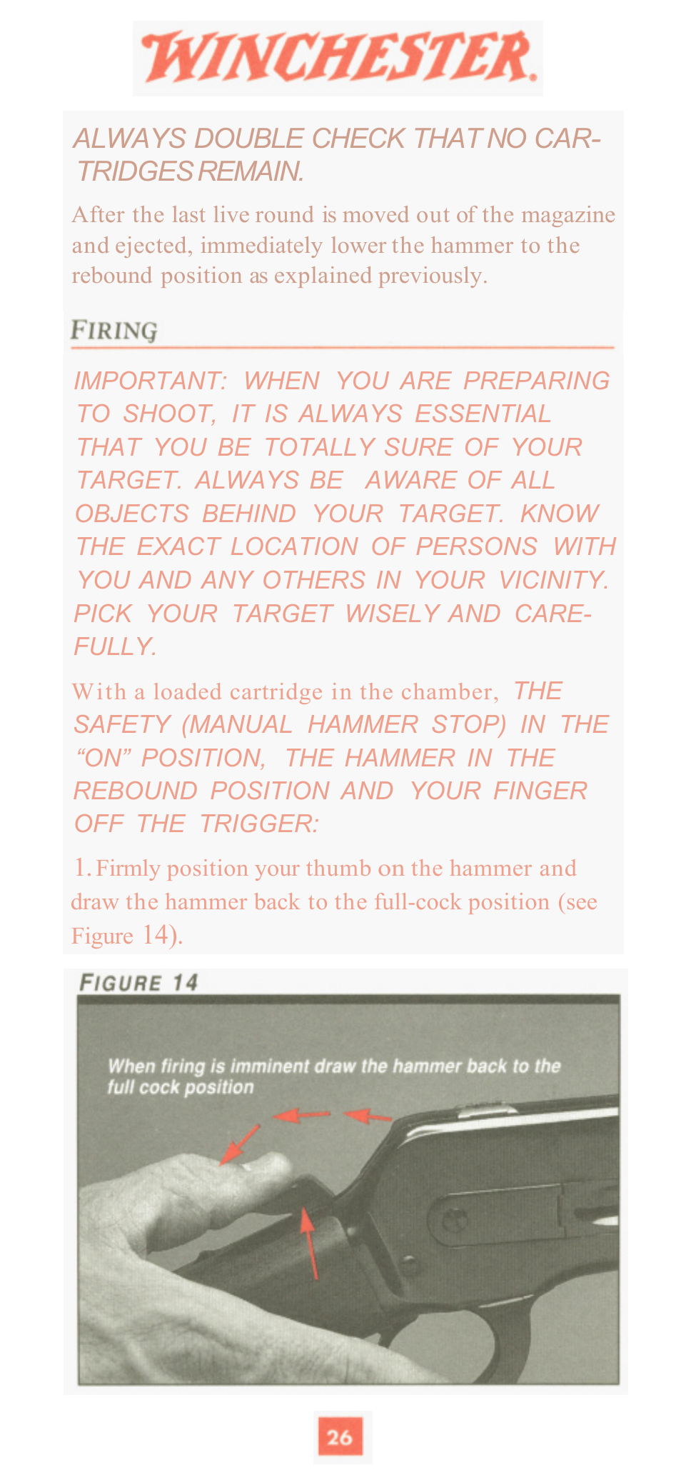 Winchester Repeating Arms 1886 (Historic Manual) User Manual | Page 28 / 43