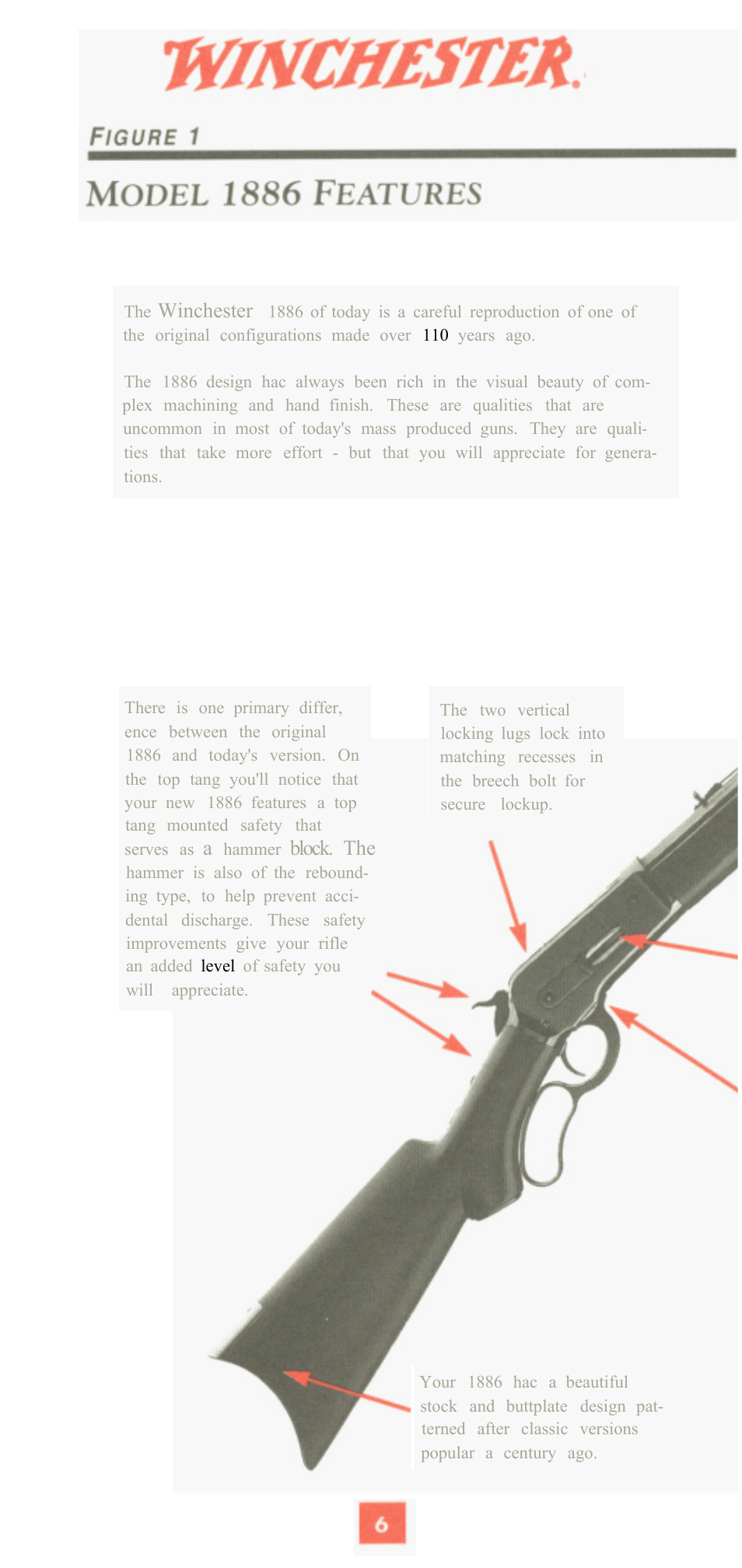 Winchester Repeating Arms 1886 (Historic Manual) User Manual | Page 8 / 43