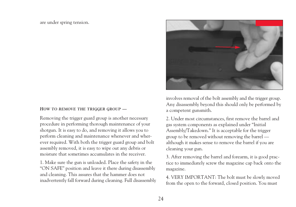 Winchester Repeating Arms Super X2 (Historic Manual) User Manual | Page 24 / 43