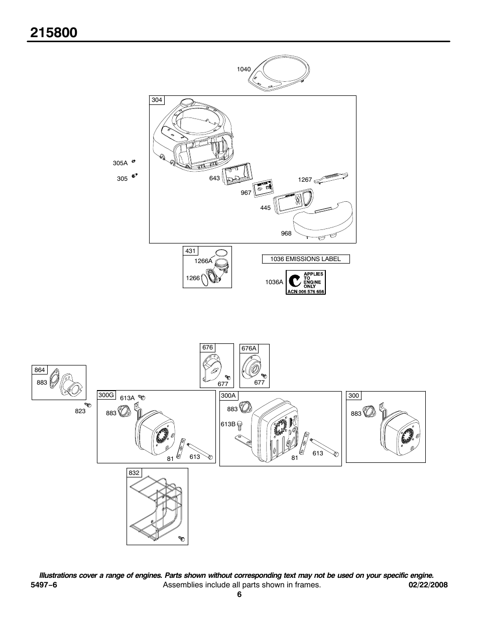 Briggs & Stratton 215800 User Manual | Page 6 / 16