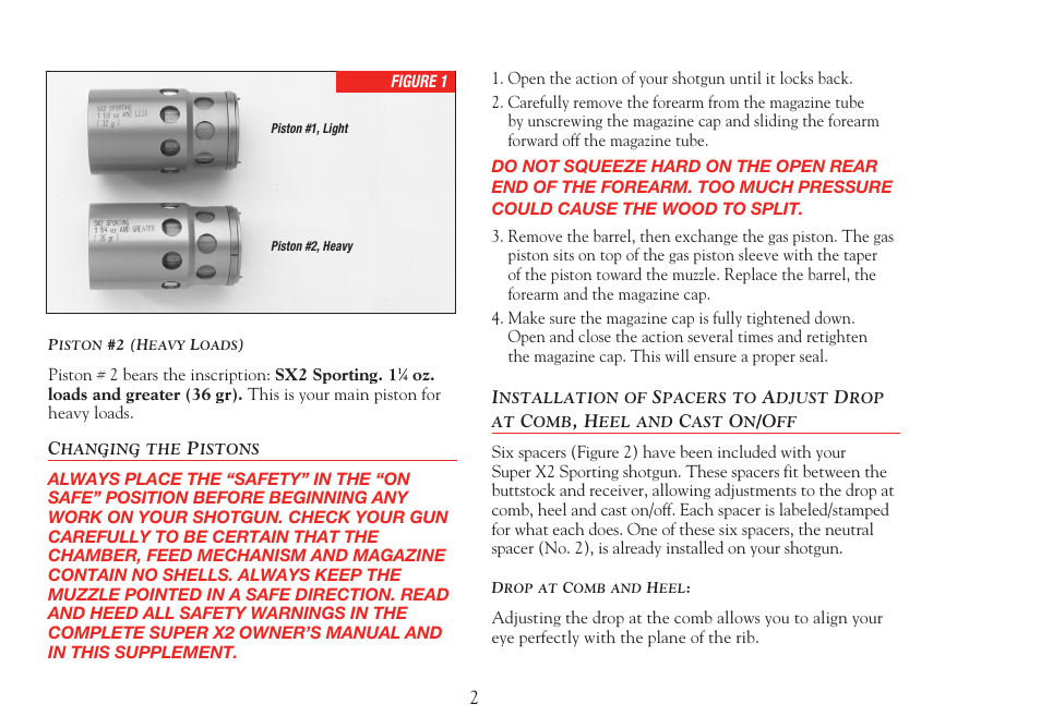Winchester Repeating Arms Super X2 Sporting Supplement (Historic Manual) User Manual | Page 3 / 8