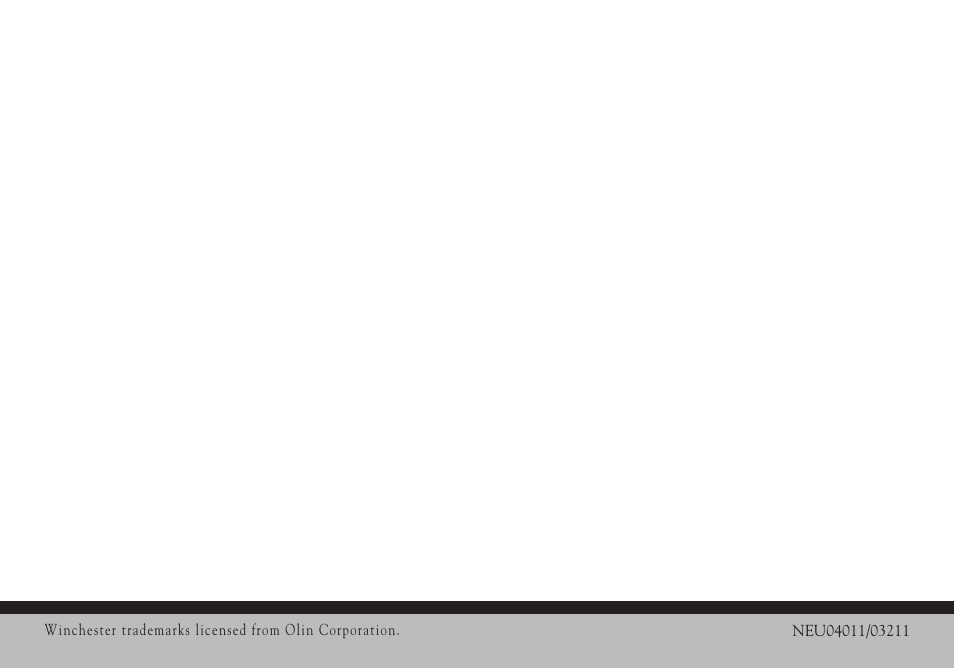 Winchester Repeating Arms Super X2 Sporting Supplement (Historic Manual) User Manual | Page 8 / 8