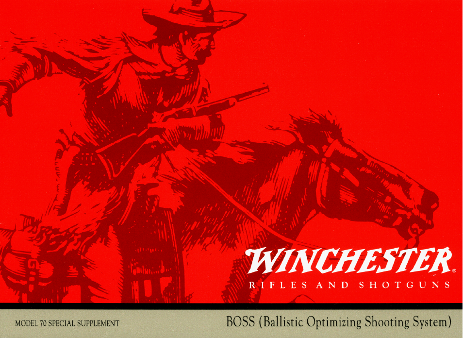 Winchester Repeating Arms BOSS (Historic Manual) User Manual | 15 pages
