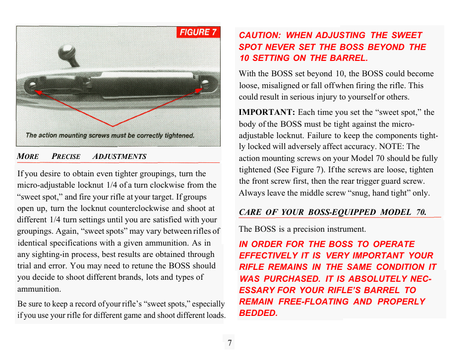 Winchester Repeating Arms BOSS (Historic Manual) User Manual | Page 8 / 15