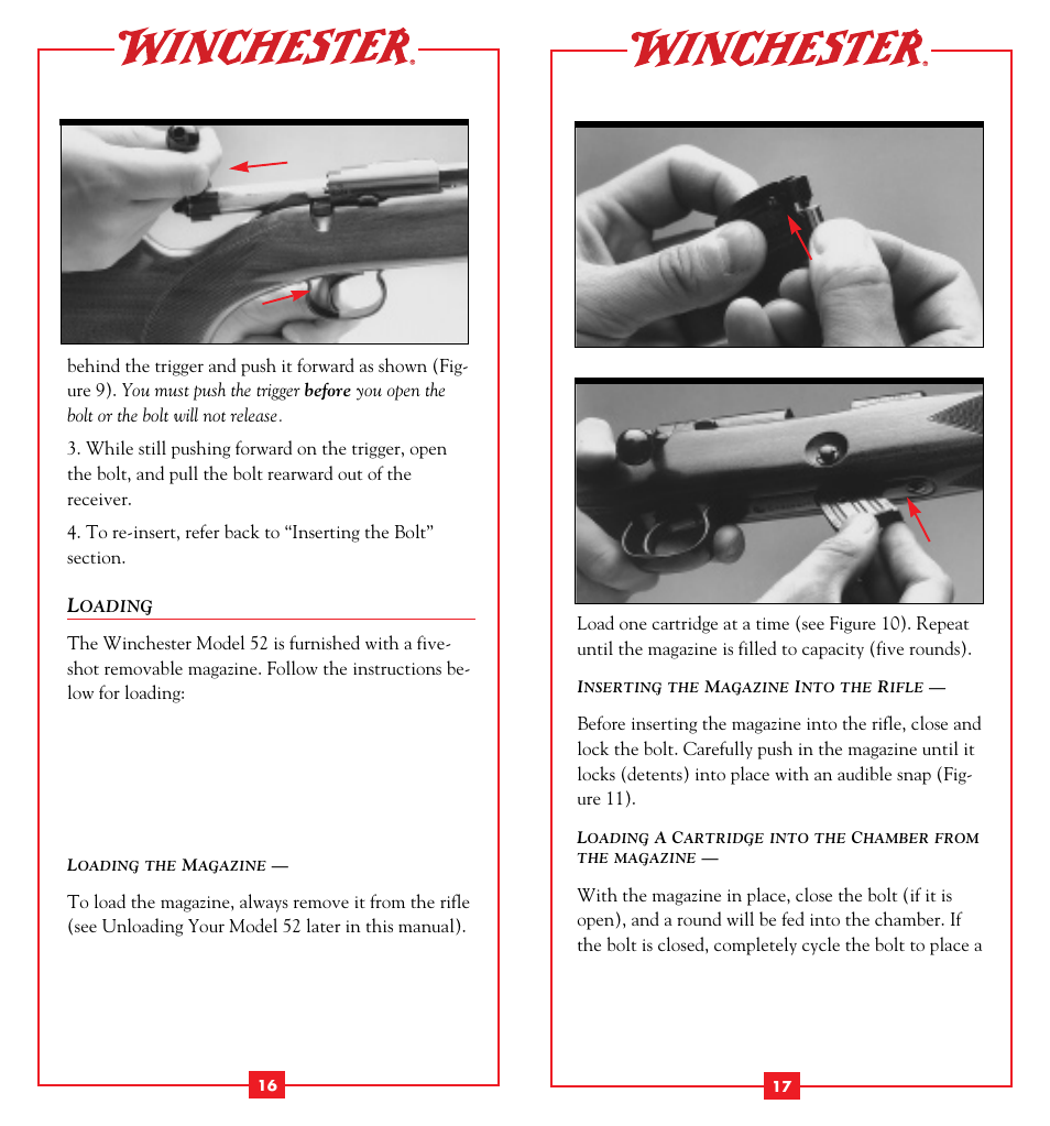 Loading | Winchester Repeating Arms 52B (Historic Manual) User Manual | Page 10 / 19