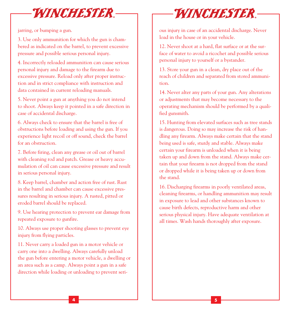 Winchester Repeating Arms 52B (Historic Manual) User Manual | Page 4 / 19