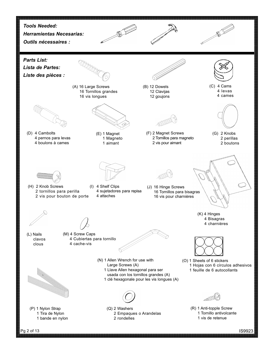 ZPC 9923CH User Manual | Page 2 / 13