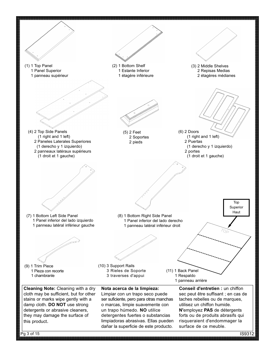 ZPC 9312WW User Manual | Page 3 / 15