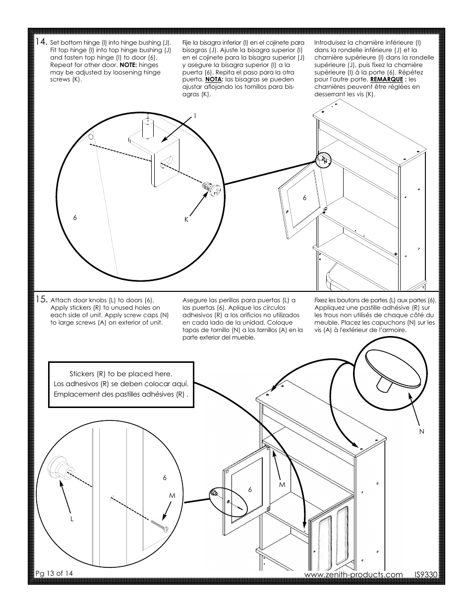 ZPC 9329WWP User Manual | Page 13 / 14