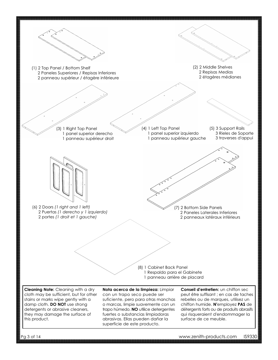 ZPC 9329WWP User Manual | Page 3 / 14