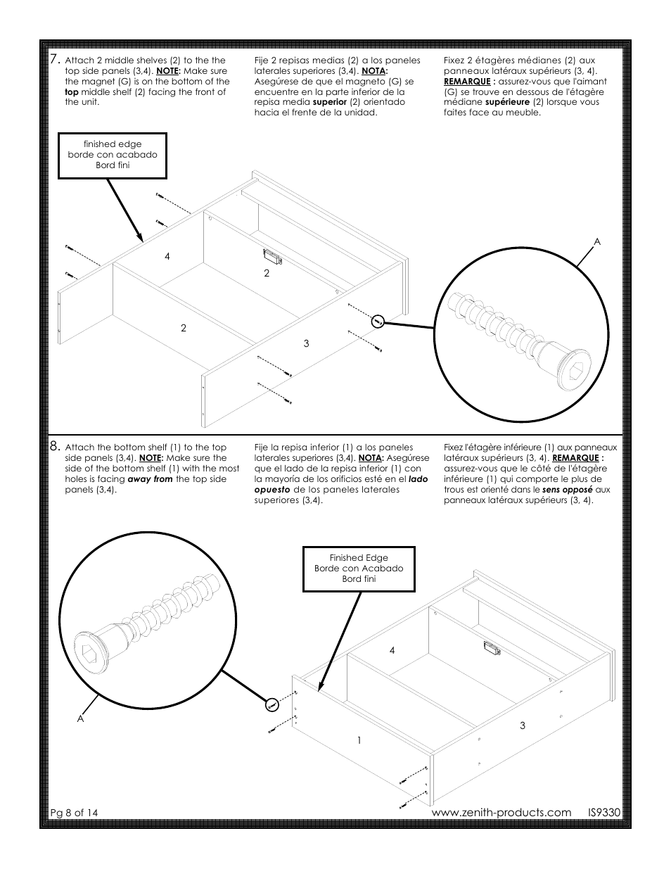 ZPC 9329WWP User Manual | Page 8 / 14