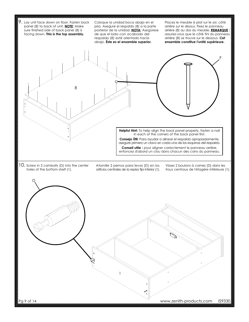 ZPC 9329WWP User Manual | Page 9 / 14