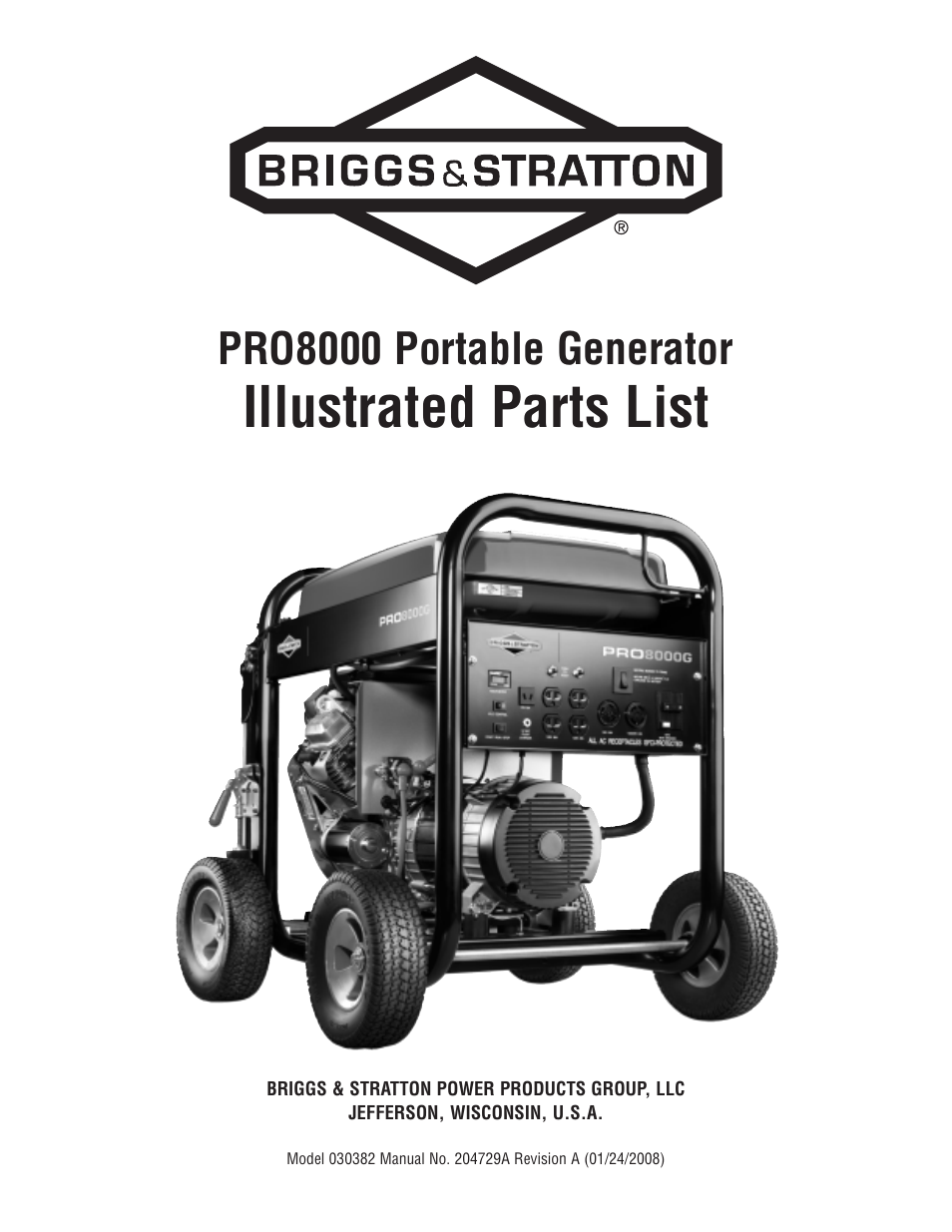 Briggs & Stratton 30382 User Manual | 6 pages